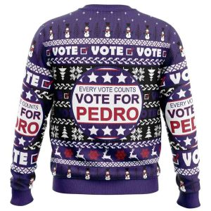 Vote for Pedro Napoleon Dynamite Ugly Christmas Sweater1