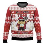 All I Want Thor Christmas Is You Marvel Ugly Christmas Sweater