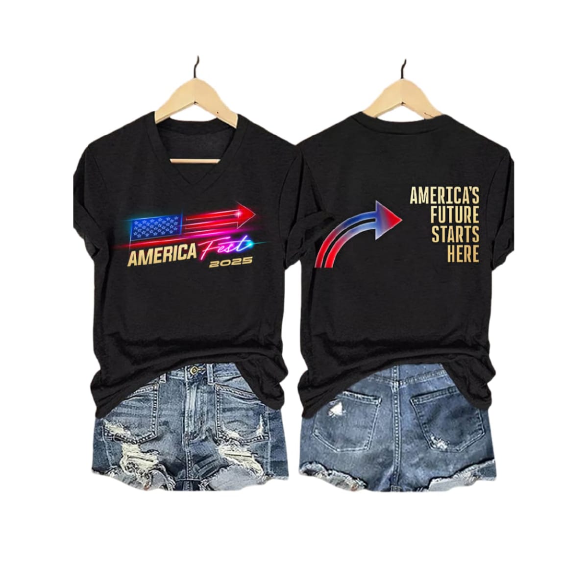 America Fest 2025 America’s Future Starts Here Two-Sided Shirt America Fest 2025 America’s Future Starts Here Two-Sided Shirt