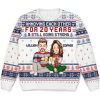 2025 Annoying Each Other For 20 Years And Still Going Strong Personalized Ugly Christmas Sweater