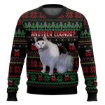 Another Eggnog Huh Cat Meme Ugly Christmas Sweater