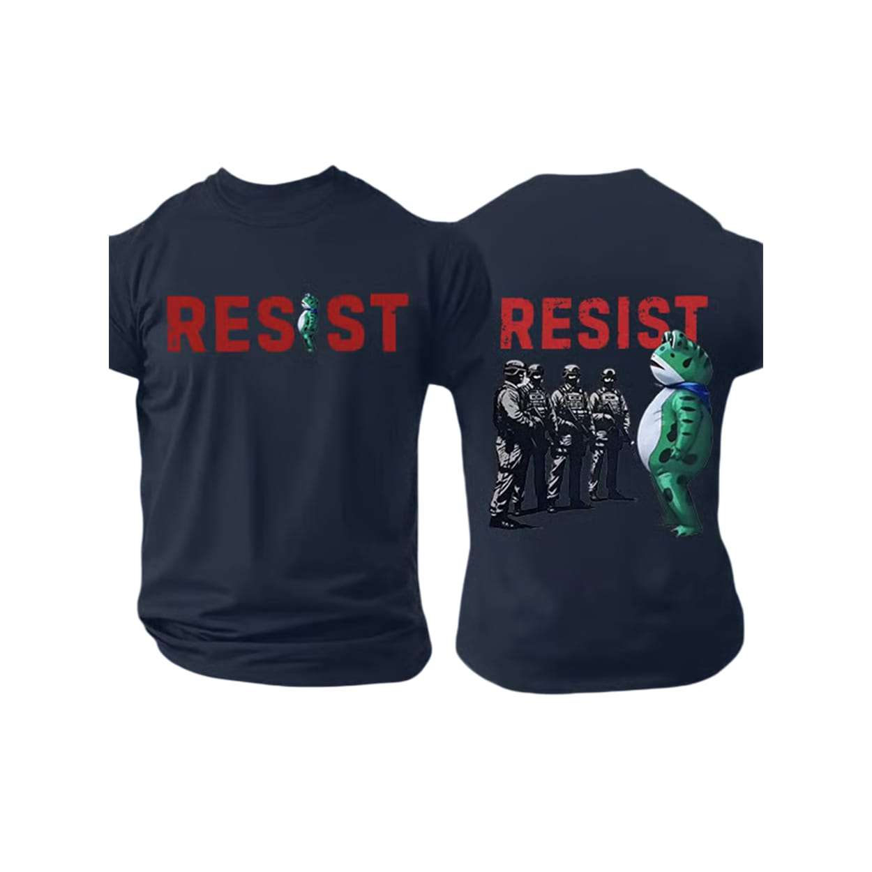 Portland Frog Resist Two-Sided T-Shirt Portland Frog Resist Two-Sided T-Shirt