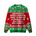 2025 Artificial Intelligence Ugly Christmas Sweater