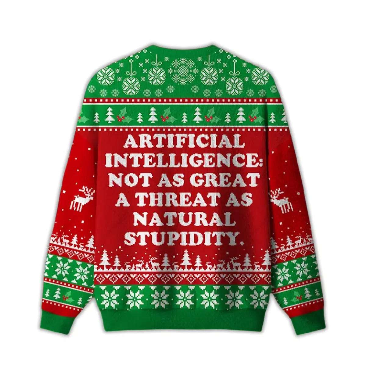 2025 Artificial Intelligence Ugly Christmas Sweater 2025 Artificial Intelligence Ugly Christmas Sweater