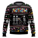 Autism Is Not Disability Ugly Christmas Sweater