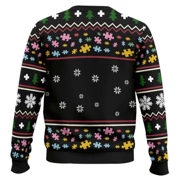 Autism Is Not Disability Ugly Christmas Sweater