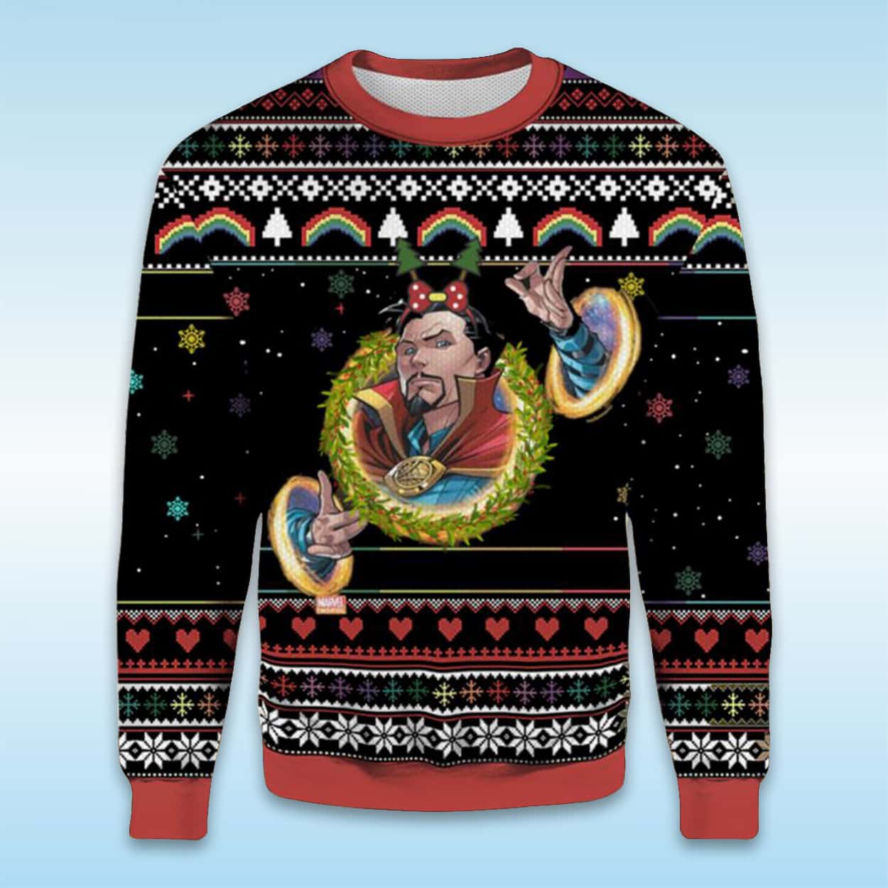 2025 Avengers Classics Dr. Strange Marvel Ugly Christmas Sweater 2025 Avengers Classics Dr. Strange Marvel Ugly Christmas Sweater