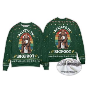 2025 Funny Bigfoot Toilet Christmas Ugly Sweater 1 Funny Bigfoot Toilet Christmas Ugly Sweater1