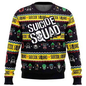 Anti Hero Team Suicide Squad DC Comics Ugly Christmas Sweater