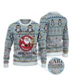 Bacardi With Claus Penguine Ugly Christmas Sweater