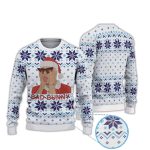 Bad Bunny In Santa Hat Ugly Christmas Sweater