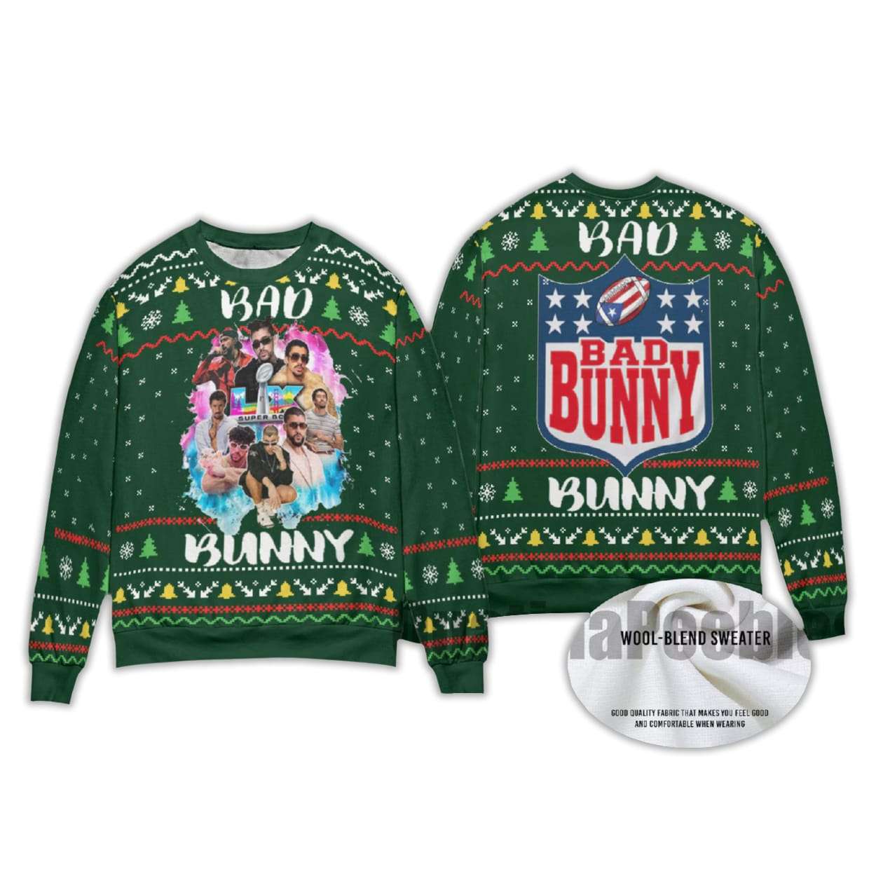 2025 Bad Bunny Ugly Sweater 2025 Bad Bunny Ugly Sweater