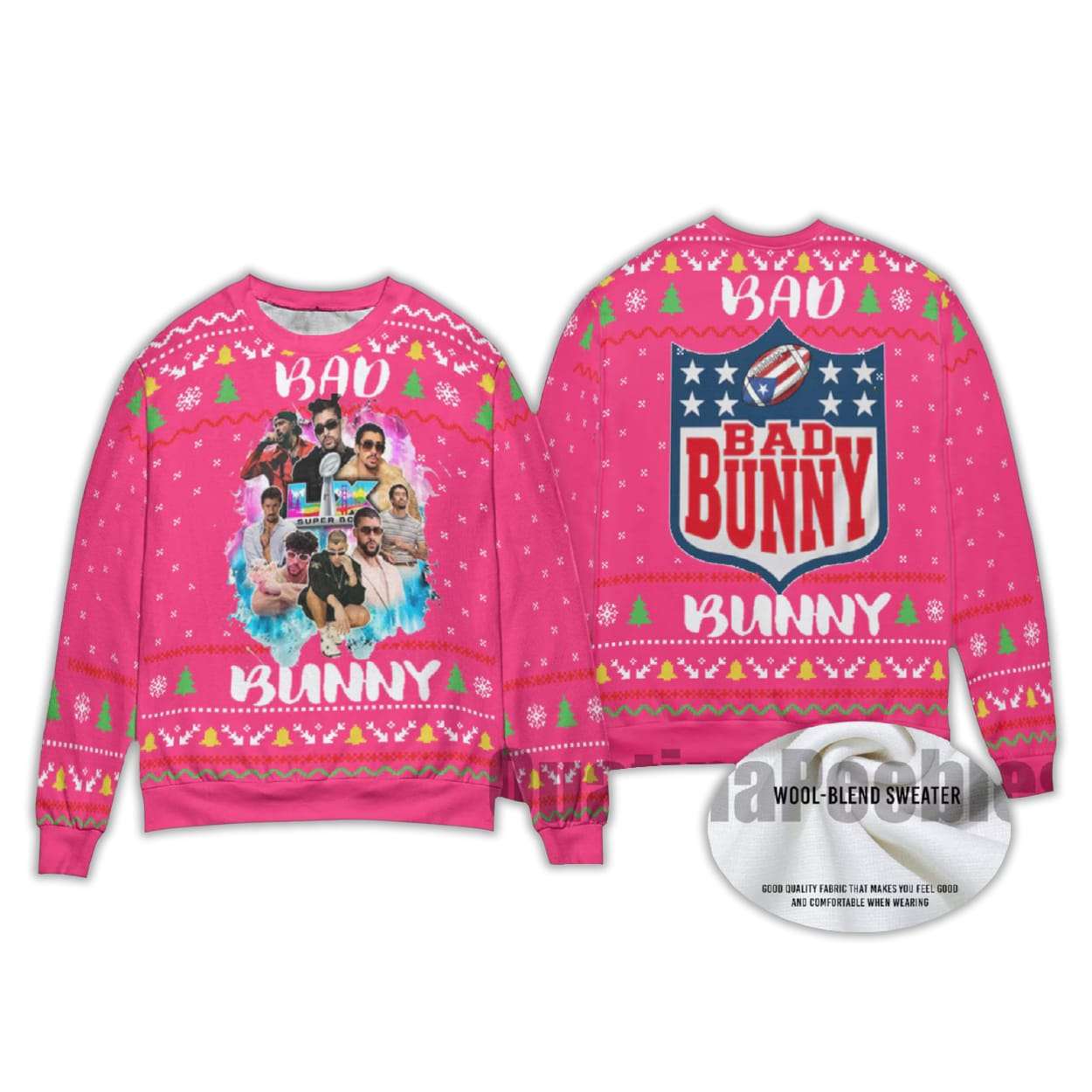 2025 Bad Bunny Ugly Sweater 2025 Bad Bunny Ugly Sweater