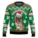 Bah Humpug Cute Pug Ugly Christmas Sweater