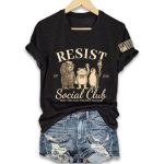 Bear Frog Penguin Portland Frog Resist Social Club Only You Can Prevent Fascism Shirt