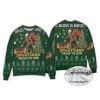 2025 Believe Bigfoot Squatching Through The Snow Ugly Christmas Sweater