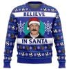 2025 Believe Ted Lasso In Santa Ugly Christmas Sweater