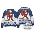 2025 Bigfoot Santasquatch Ugly Christmas Sweater