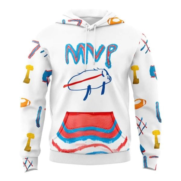 Bills Josh Allen 2025 Billustration Charlie Hoodie