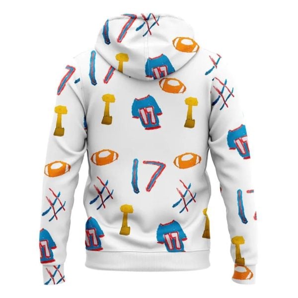Bills Josh Allen 2025 Billustration Charlie Hoodie