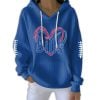 Bills Love Football Pit Striped Hoodie