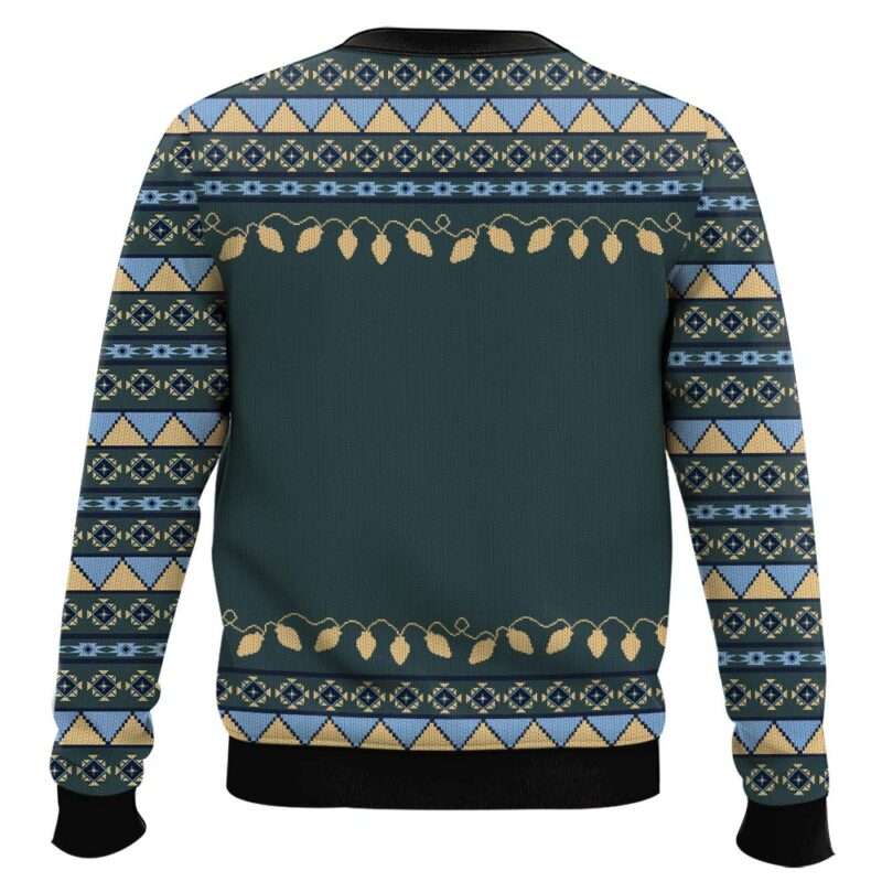 Black Cat Coffee Because Murder Is Wrong Ugly Christmas Sweater Black Cat Coffee Because Murder Is Wrong Ugly Christmas Sweater