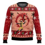 Blood Dance Deadpool & Wolverine Ugly Christmas Sweater