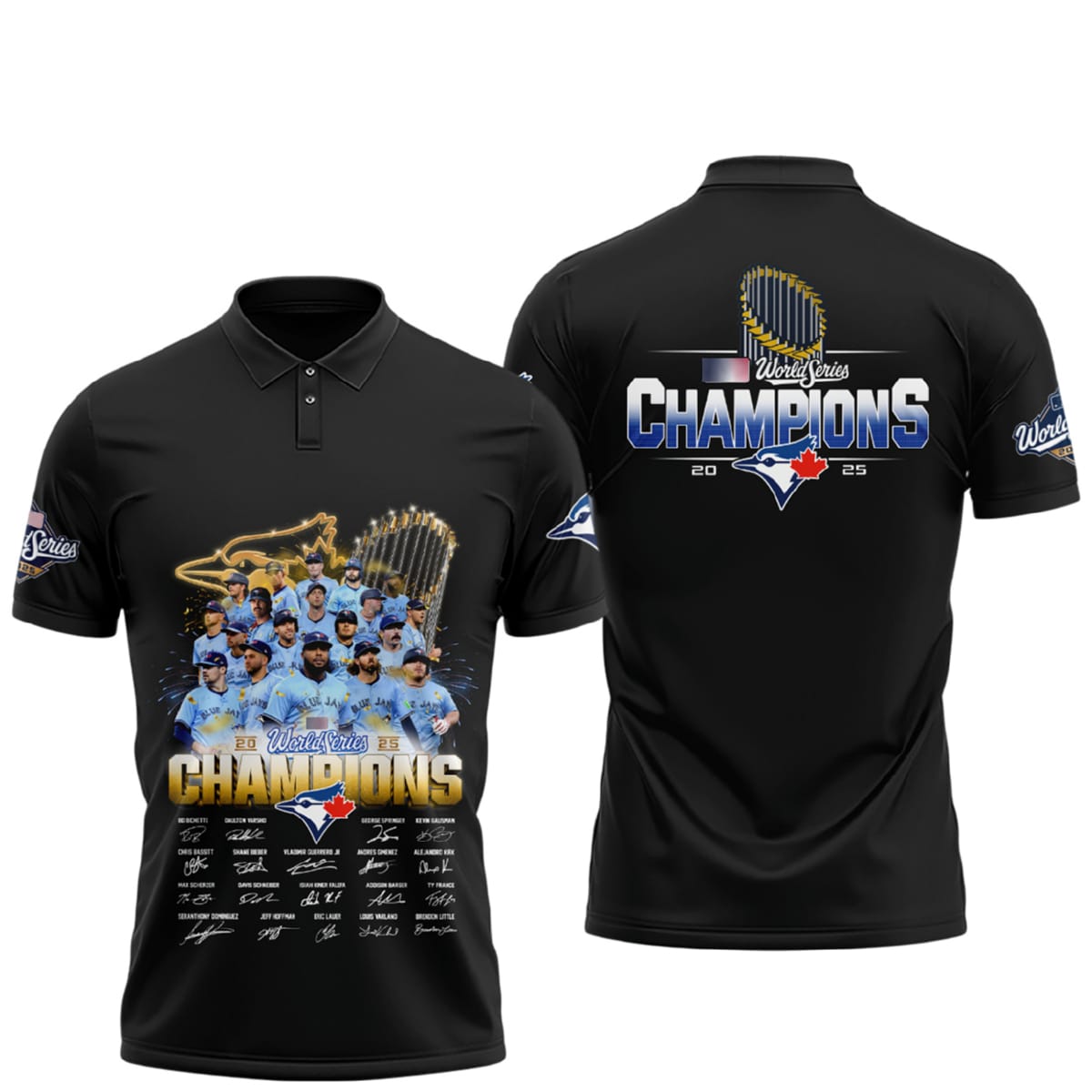 Blue Jays 2025 World Series Champions Polo Shirt Blue Jays 2025 World Series Champions Polo Shirt