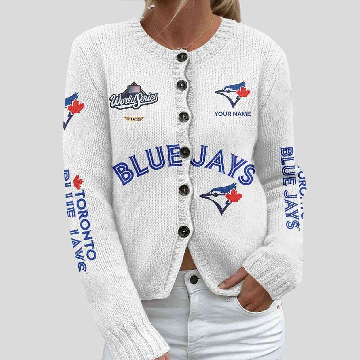 Blue Jays World Series 2025 Cardigan Blue Jays World Series 2025 Cardigan