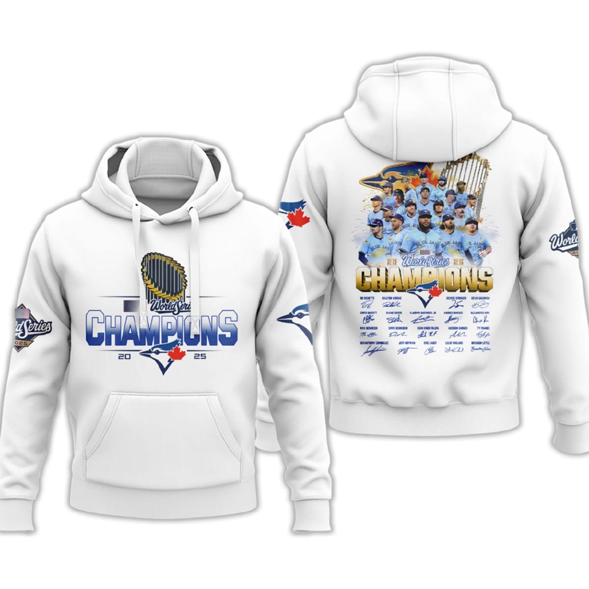 Blue Jays World Series Champions 2025 Hoodie Blue Jays World Series Champions 2025 Hoodie