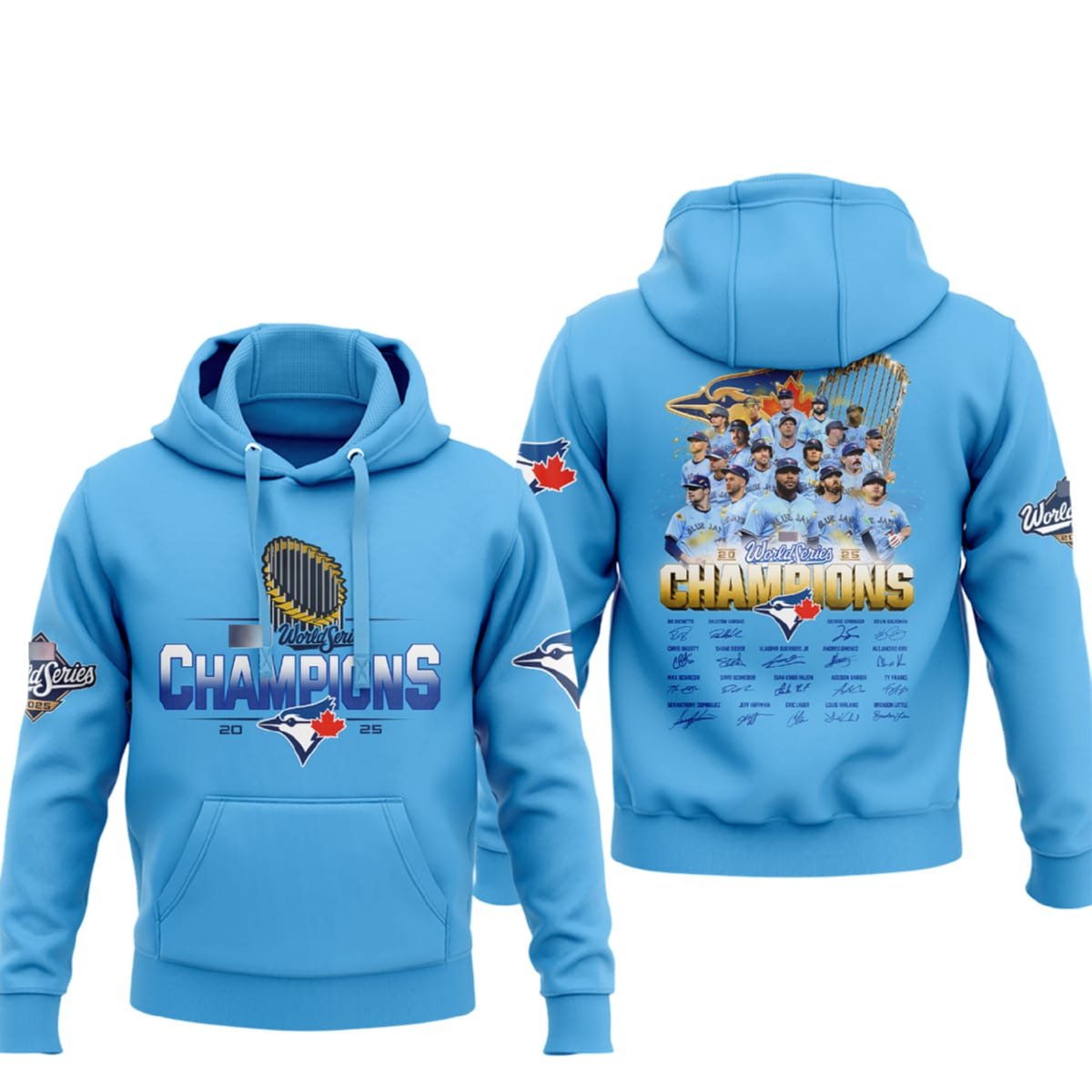 Blue Jays World Series Champions 2025 Hoodie Blue Jays World Series Champions 2025 Hoodie