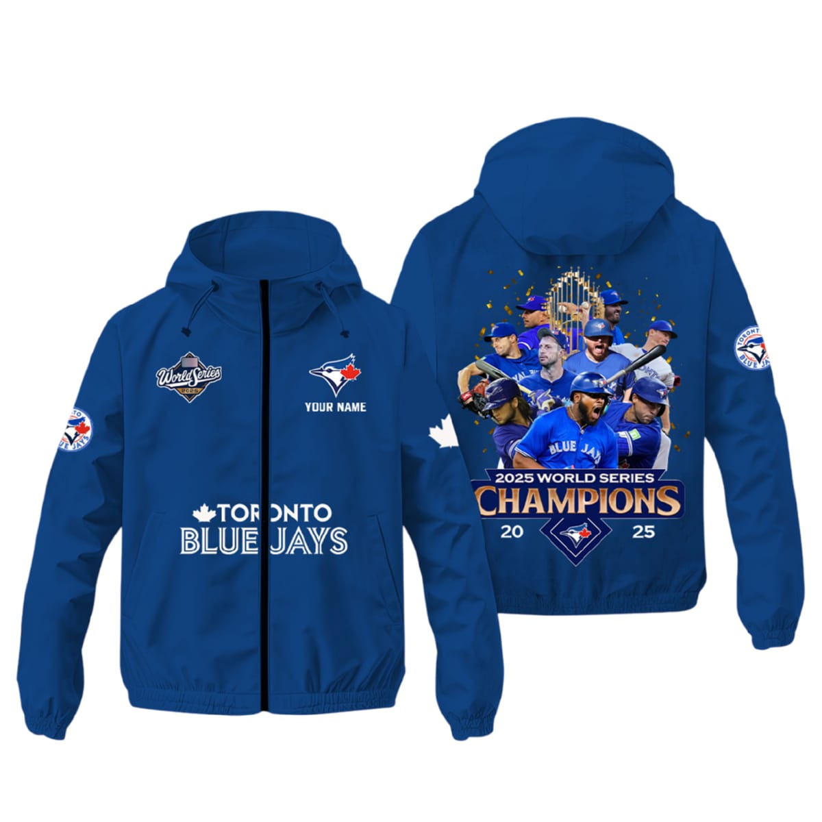 Blue Jays World Series Champs 2025 Outdoor Jacket Blue Jays World Series Champs 2025 Outdoor Jacket