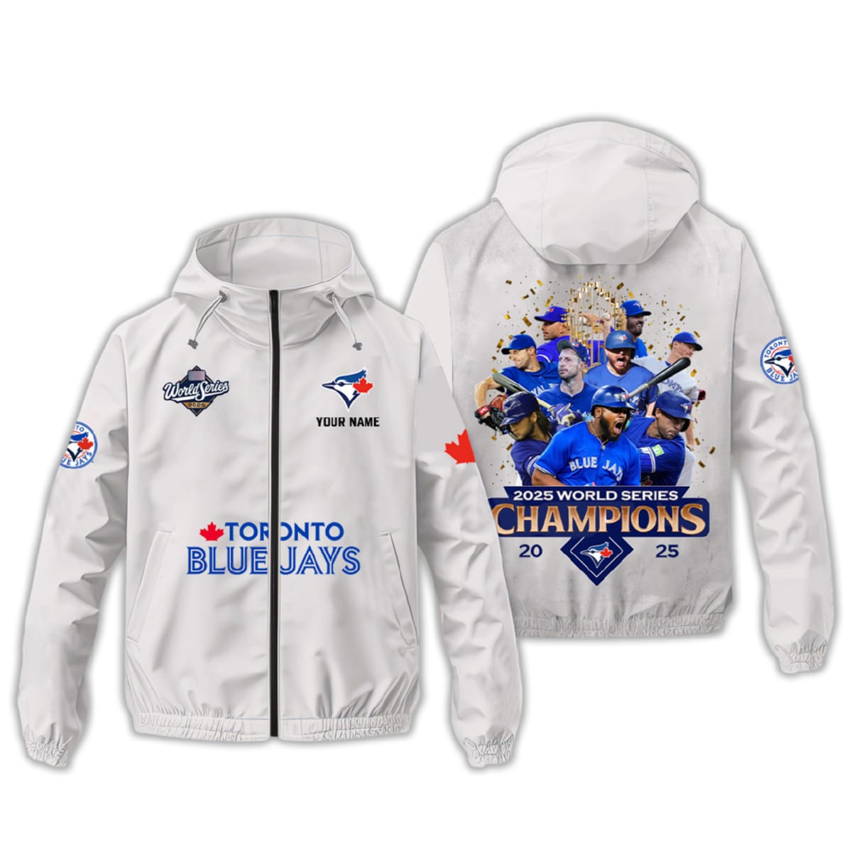 Blue Jays World Series Champs 2025 Outdoor Jacket Blue Jays World Series Champs 2025 Outdoor Jacket