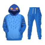 Blue Tiger Costume Hoodie Jogger