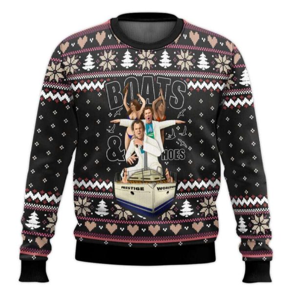Boats ‘N Hoes Step Brothers Ugly Christmas Sweater