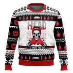 Boxing Head Hunter Ugly Christmas Sweater
