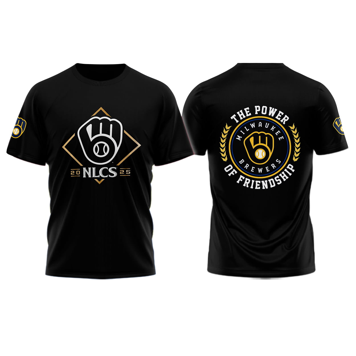 Brewers 2025 National League Champions The Power Of Friends Shirt Brewers 2025 National League Champions The Power Of Friends Shirt