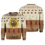 Bring Back Brown Padres Ugly Christmas Sweater