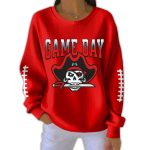 Buccaneers Game Day Pit Striped Sweatshirt