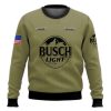 Busch Light Camo Custom Name Ugly Christmas Sweater