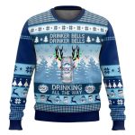 Busch Light Drinker Bells Ugly Christmas Sweater
