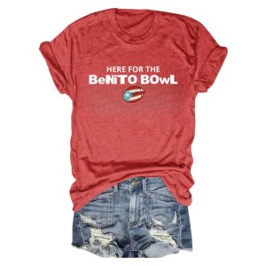 Here For The Benito Bowl Bad Bunny Tee2