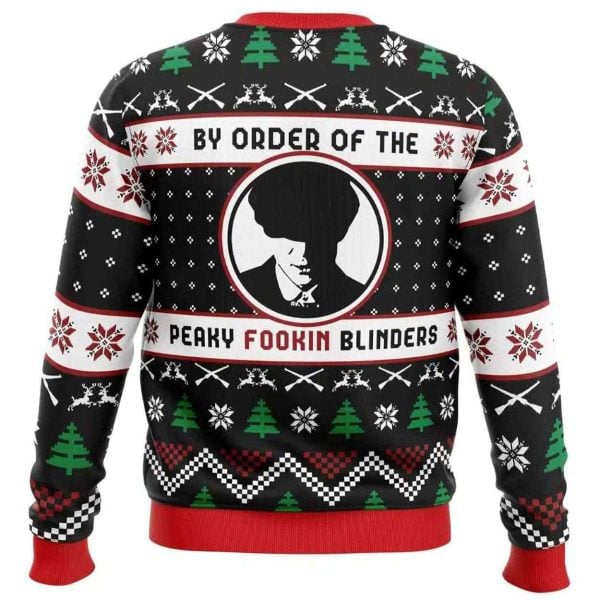 2025 By The Order of The Peaky Blinders Peaky Blinders Ugly Christmas Sweater