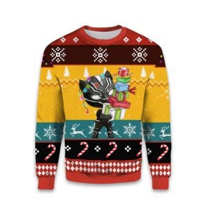 2025 Heroes Christmas Marvel Lights Ugly Christmas Sweater