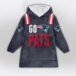 Maye 10 Go Pats New England Football Blanket Hoodie1