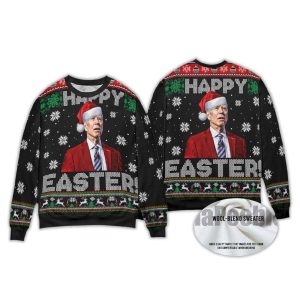 2025 Happy Easter Joe Biden Ugly Christmas Sweater 1 Happy Easter Joe Biden Ugly Christmas Sweater1