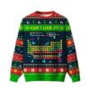 2025 Can I Lick It Periodic Table Ugly Christmas Sweater