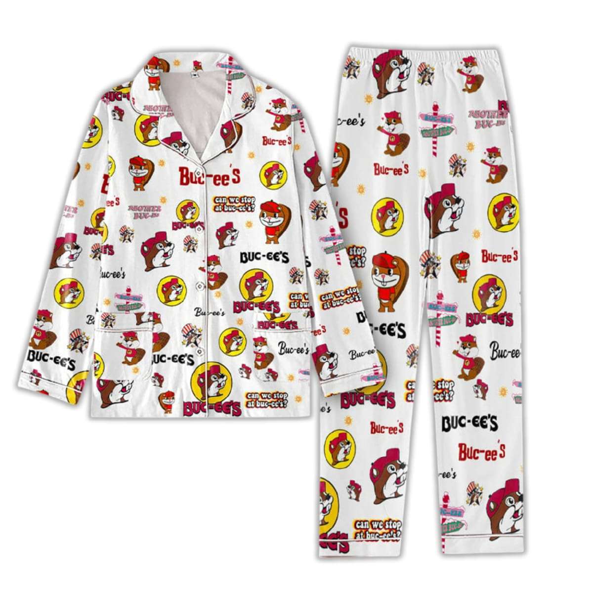 Can We Stop At Buc-Ee’S Pajama Set Can We Stop At Buc-Ee’S Pajama Set
