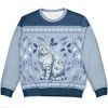 2025 Chinoiserie Toile De Jouy Cat Ugly Christmas Sweater