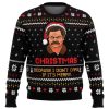 2025 Christmas Because I Don’t Care Parks and Recreation Ugly Christmas Sweater
